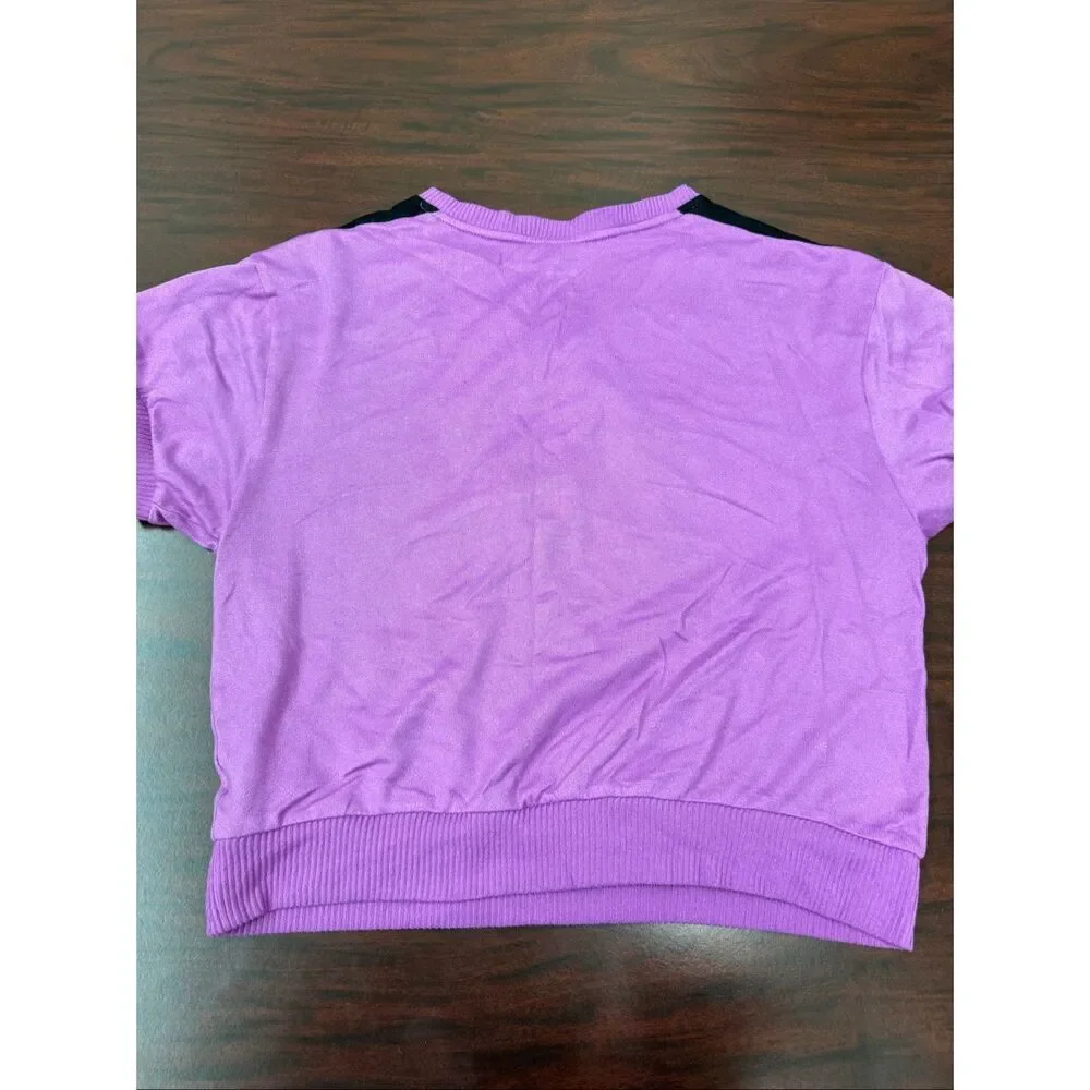 The Nightmare Before Christmas Short Sleeve Purple Sleep Shirt Size Medium - Picture 3 of 7